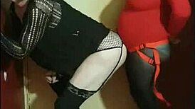 Crossdresser Slams Ass to Mouth in Wild Homemade Collection