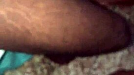 Man, this skinny chick with huge natural tits takes it all!