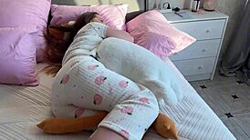 Real homemade sex with loud moans, rough blowjob, and cumshot