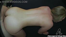 alex legend is about to cum on brooke wyldes pretty face