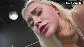 Big ass teen Marilyn Sugar dominated by huge cock