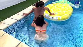 European Brunette In Lingerie Fucks Her Best Friend Intensely