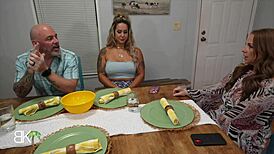 Stepdaughter Misty Meaner Sneaks into Step-Parents' Room for More Than Phone