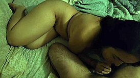 Petite 18-Year-Old Couple Engages In Homemade Blowjob And Fucking With Neighbor's Big Cock