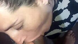 Rica Latina Slut Deepthroats Black Cock For Cum