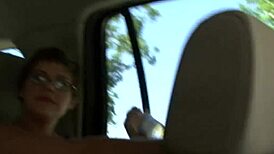 Haileey James, that short-haired brunette with glasses, really loves sucking cock