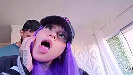 Big booty girl begged him to fill her pussy with hot cum.