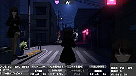 celeca-san exposes herself in a naked coat without being noticed