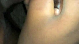 Man, this skinny chick with huge natural tits takes it all!