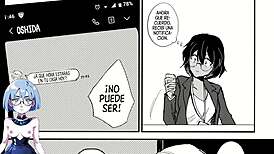 Midnight visitor in anime hentai game