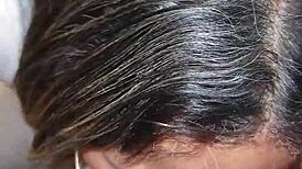 Friend's Mom Catches Me with Her Thong, Sucks Me Off. Wild Blowjob Ends with Mouth Finish!