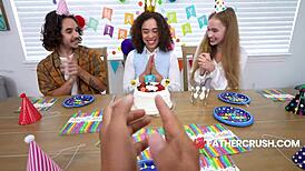 Virgin Teen's Pussy Throbs for Step Dad's Knob in Tense POV