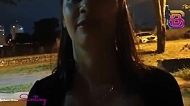 Outdoor interracial encounter with lovers