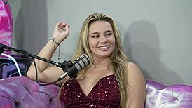 I'm in Sara Films Podcast with Karen Sleent, that rubia caliente chick