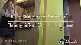 Young thief nina gets fucked as punishment!