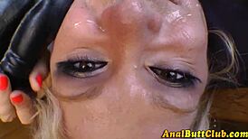 Got a big ass craving for dildo throat action in heels?