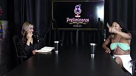 Client spanks her, does anal with two cocks fulfilling her fetish - Vicky Menage.