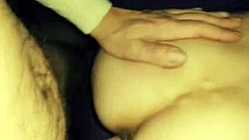 Milf chick gets her ass plugged with buttplug before intense POV anal fucking.