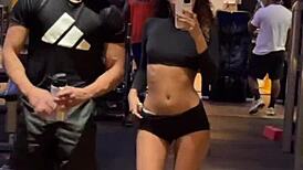 i trained hard at the gym and ended with steamy cardio