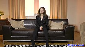 Stockinged Glamour Euro Doggystyled by Oldguy