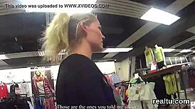 Glamorous Czech Teen Gets Seduced In Supermarket