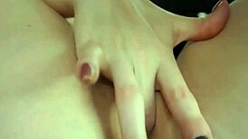 Blonde Sunny Lane Finger Fucks Her Pussy Outdoors in Car