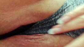 An excited latina woman gets wet while masturbating and sends a homemade video to her boyfriend