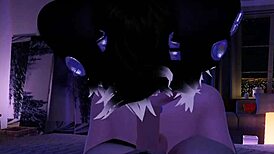 I’m Thrilled as Femboy Sucks Me Off and Gives Handjob with Skill