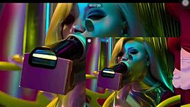 Slickness In Thick Time With Sexy Bizarre Actions