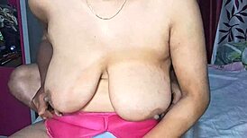 Hot Indian Desi Bhabhi Gets Big Boobs Oil Massage, Oh Yes!