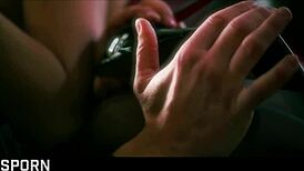 Hot Couple Fucks Doggystyle, Blowjob, Cum on Big Tits