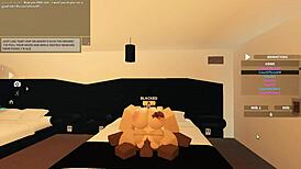 Blacked Roblox Porn with Big Ass Riding BBC