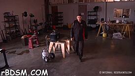 Bound Slut Gets Hardcore Clit Gratification