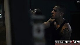 nylon feet girl in glasses gets dominated hard! damn, what a wild scene!