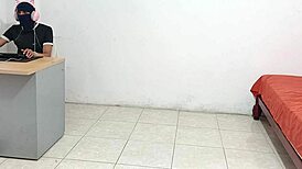 stepsister’s teasing gets me hard for solo cock stroking