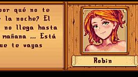 i explore robin in stardew valley part one spanish version