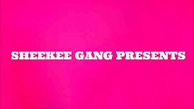 She's Sucking Daddy's Dick Like a Popsicle in Nasty Group Gangbang Action. So Rough!