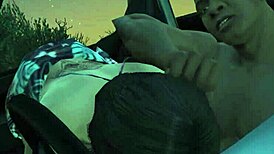 Franklin Receives Detailed Hooker Service In Car