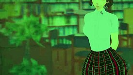 Tomboy Character Uses Tits and Thighs in Anime Scene