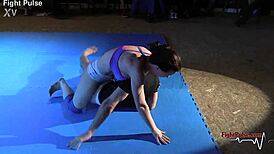 Real mixed wrestling action from Fight Pulse dominates