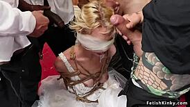 Я в шоке, видя невесту в дикой межрасовой групповухе с монстр-членами