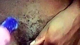 Horny Teen Ruins Her Wet Pussy in Darkness