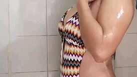 this latina lesbian couldn't find a partner, so she satisfied herself intensely