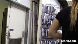 hey, czech teenie, teased in hypermarket for pov banging?