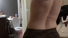 Subsecretary Undressing During Workout Session