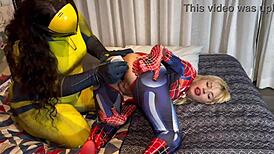 Wolverine and Spider-Woman Clash in Wild Costume Action. No Limits Left to Break!