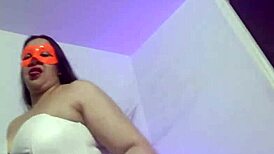 Damn! Creampie inside cheating Mexican wife riding friend's cock hard!