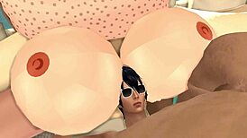 hot hooters 3 features banging the giant-titted resort owner in sims 4