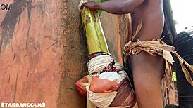 Village Warrior Shows Off Unique Strength