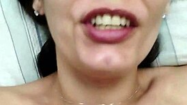 raquel casada moaning loudly on the eater's cock, so excited she showed her slutty face 😍